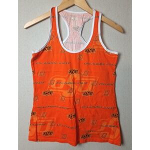 Oklahoma State Tank Top Racerback OSU‎ Pocket Sleeveless Orange Large BB